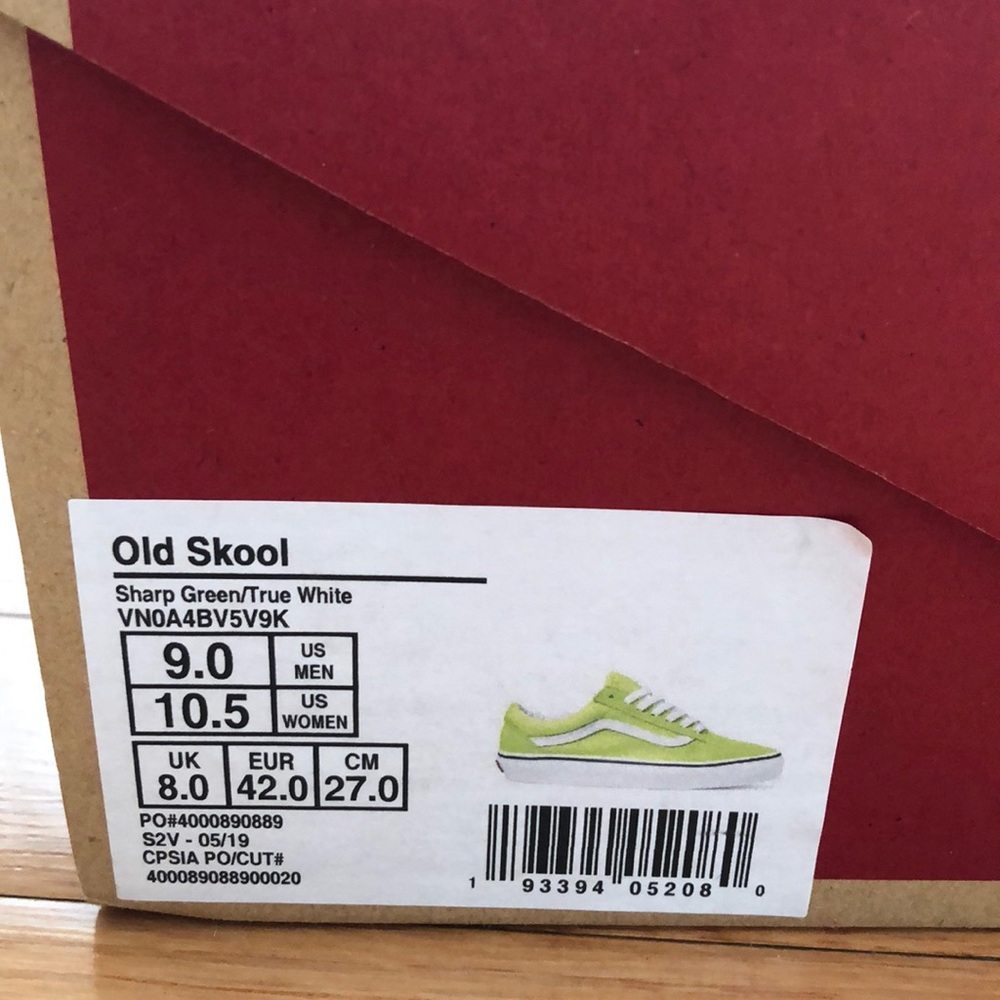 Vans Old Skool (Lime Green) - Picture 4 of 4